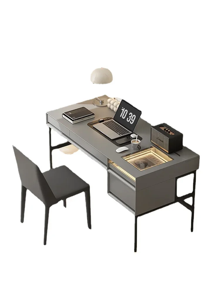 

Qf Minimalist Nordic Solid Wood Desk Modern Minimalist Table