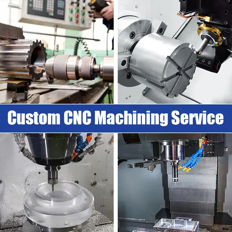 Custom 5 Axis CNC Machine Router Parts Aluminum Metal Milling Turning Service