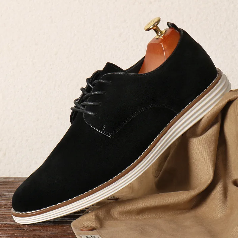 

Luxury Designer Men Vintage Suede New style Evening Oxford Shoes Moccasins Wedding Party Formal Footwear Sapato Social Masculino