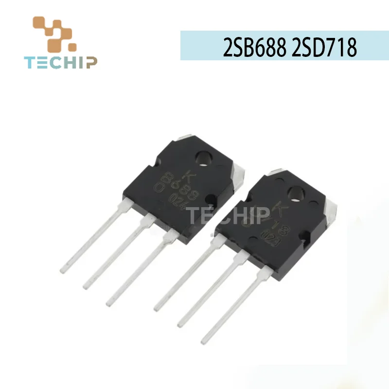 5PCS 10PCS D718 B688 2SD718 2SB688 TO-3P Audio Amplifier Transistor