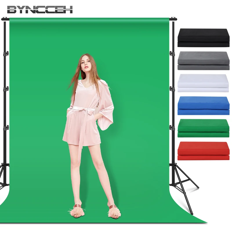 Green/black/white/red/bule/gray Solid Color Background Cloth 5 Sizes Sheets Chroma Green Screen For Shot The Scene Backgrounds