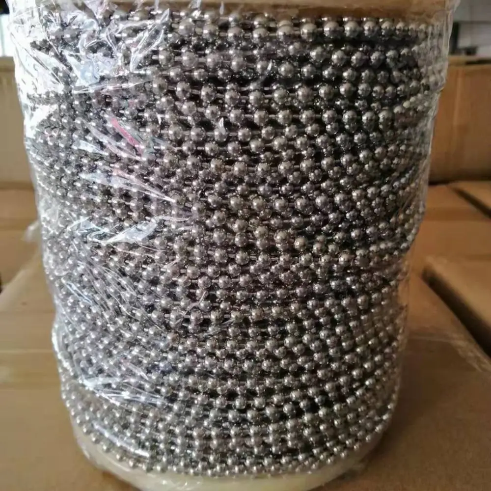 Rustproof Stainless Steel Bead Chain For Roller Blinds Metal Cord Replacement Durable Curtain Parts Window Dressing Accessories