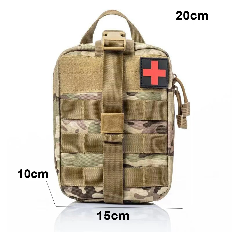 Kit di pronto soccorso tattico Borsa medica Emergenza Caccia esterna Auto Strumento di sopravvivenza da campeggio EDC Pouch Organizer