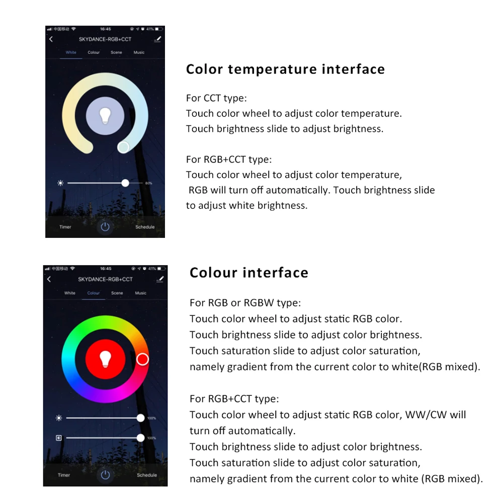 Zigbee Tuya RGB + CCT kontroler Led DC12V 24V RGB + biały + ciepły biały pasek ścienny Panel sterowania Echo Plus sterowanie głosem