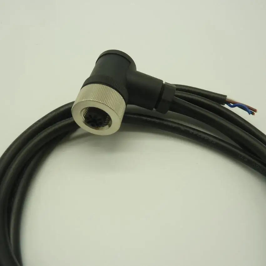 

M12 waterproof connector with connecting wire/cable/cable/wire M12-90 degree elbow aviation plug Optoelectronic Displays