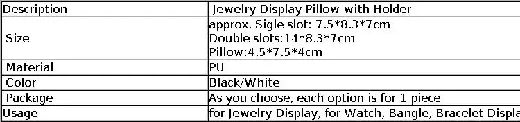 Double Watches Holder Watch Display Stand Bracelet Bangle Organizer Jewelry Pillow for Jewelry Store