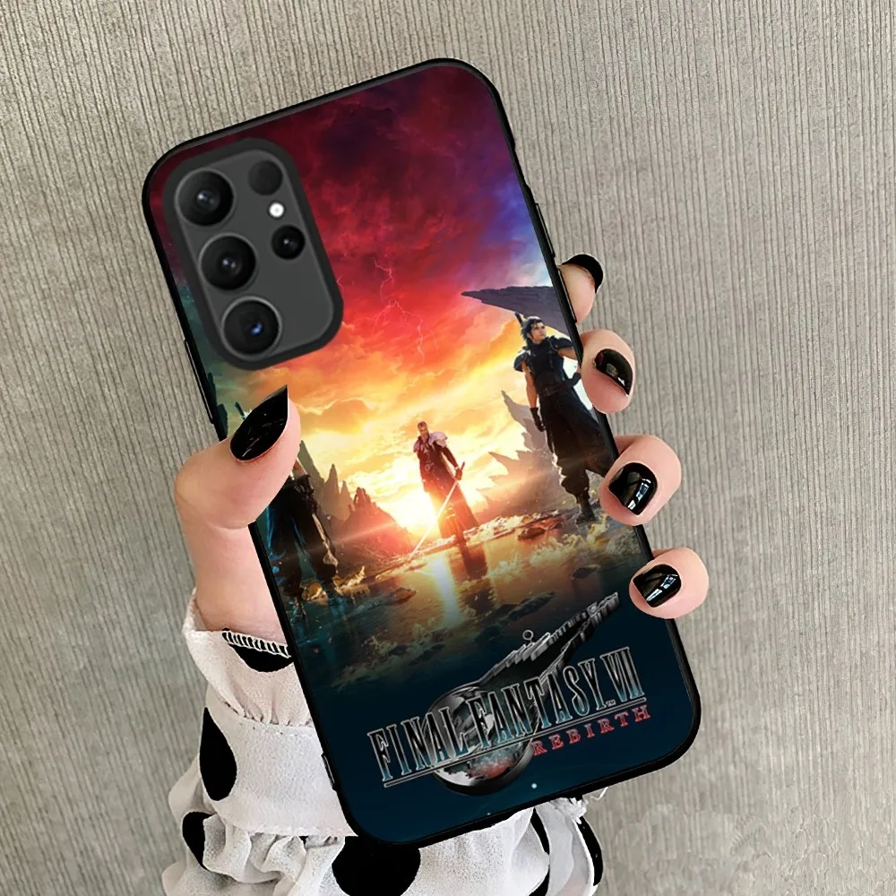 Game Final Fantasy VII Remake 7 B Phone Case For Samsung Galaxy S24 S22 S23 S30 Note 20 10 Plus Lite FE ULTRA Shell