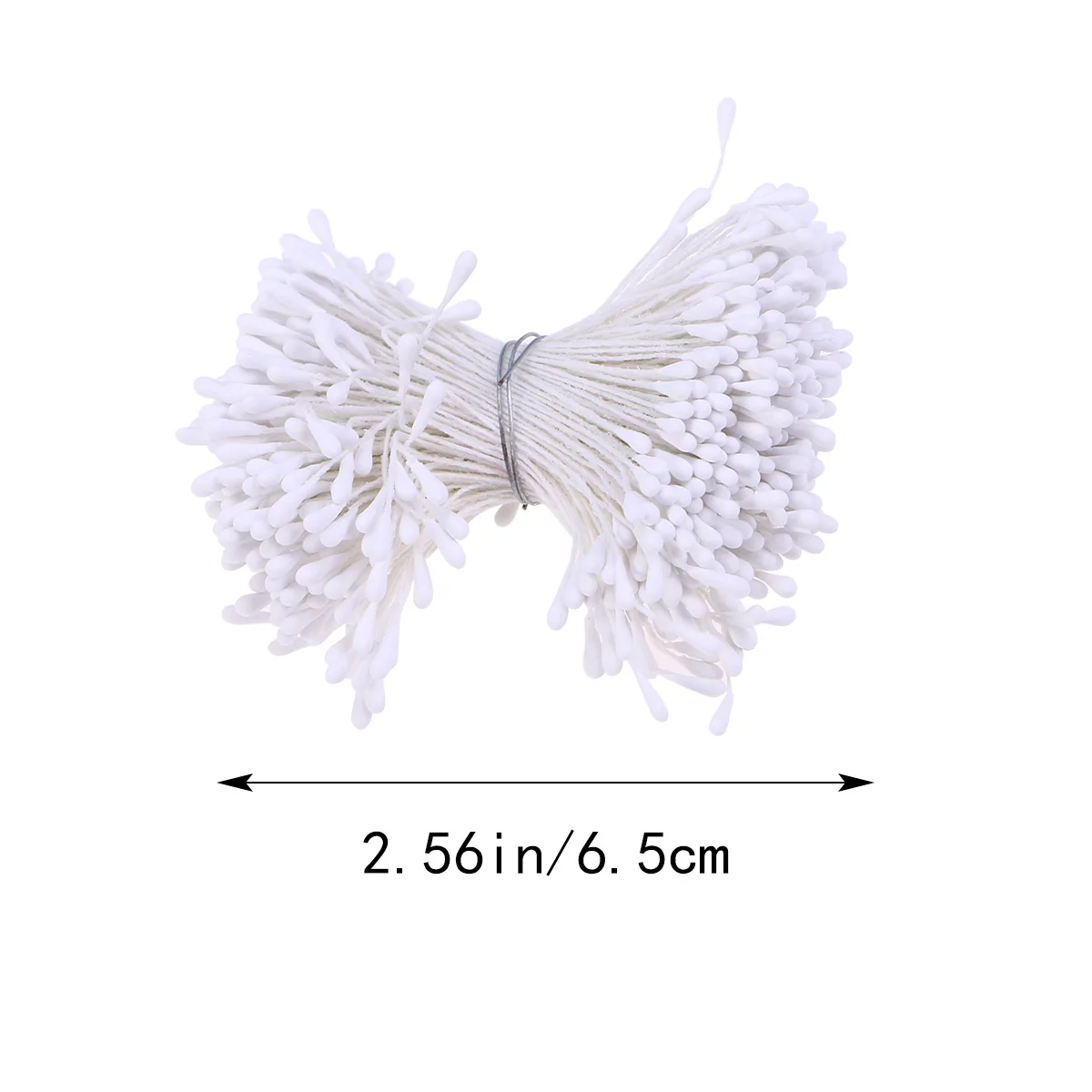 400 قطعة من براعم الزهور الوردية اللؤلؤية ذات الأطراف المزدوجة لمشاريع الحرف اليدوية لتزيين حفلات الهدايا