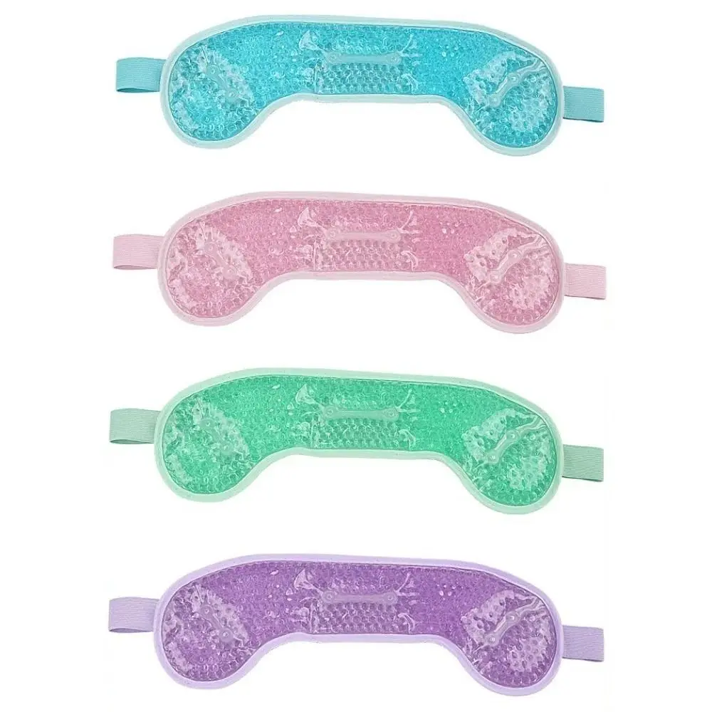 Paquete de hielo de Gel para cabeza de compresión caliente o fría, cuentas de Gel, terapia caliente, envoltura de hielo para enxaqueca, bolsa de hielo reutilizable para el dolor de cabeza de belleza para mujeres