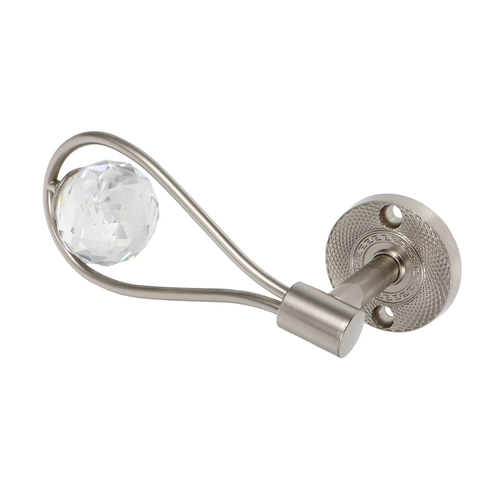 

Zinc Alloy Wall Hook Curtain Tieback Holder Hooks Crystal Mounted Drapery Holders