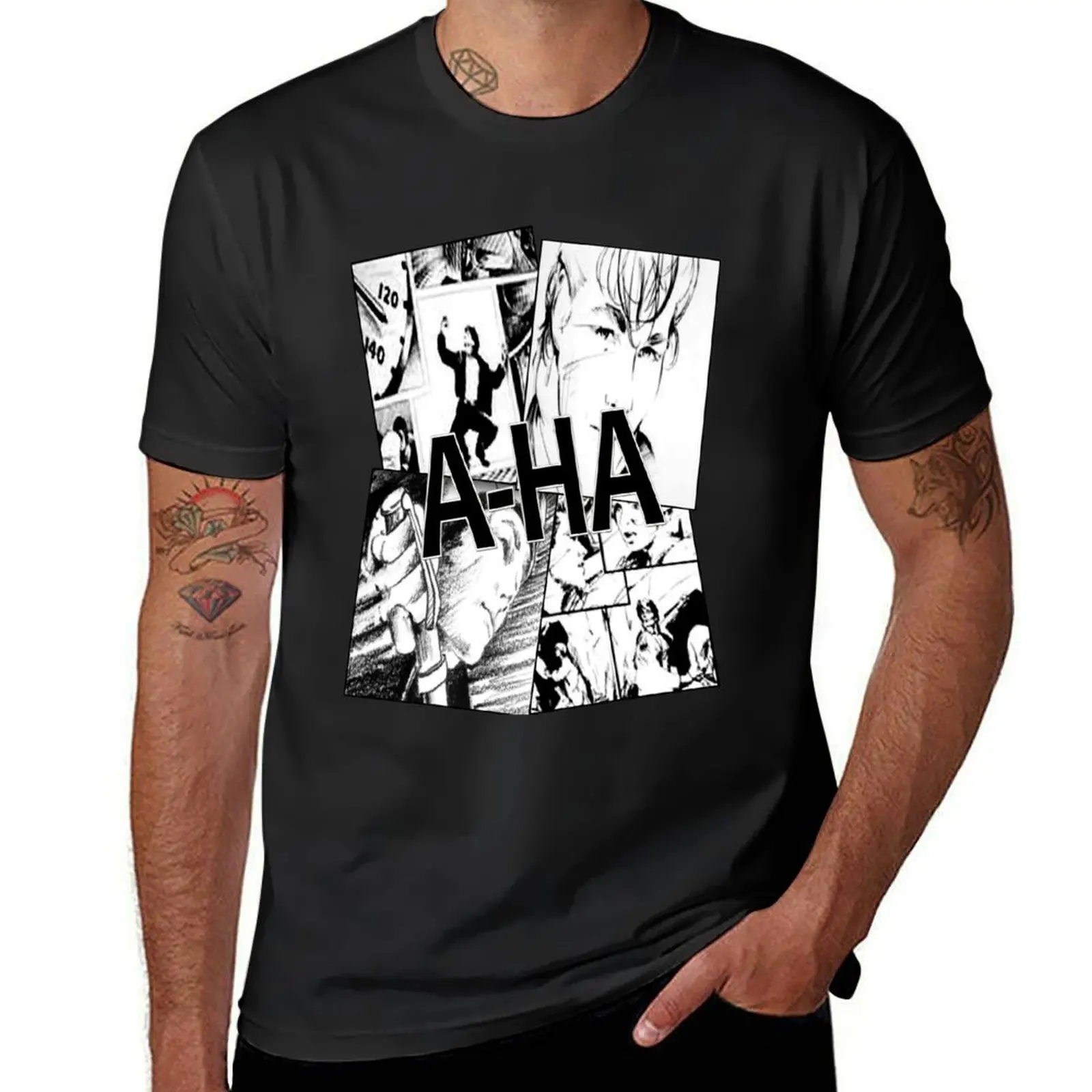 

A-HA T-Shirt blanks Short sleeve tee t shirt for men