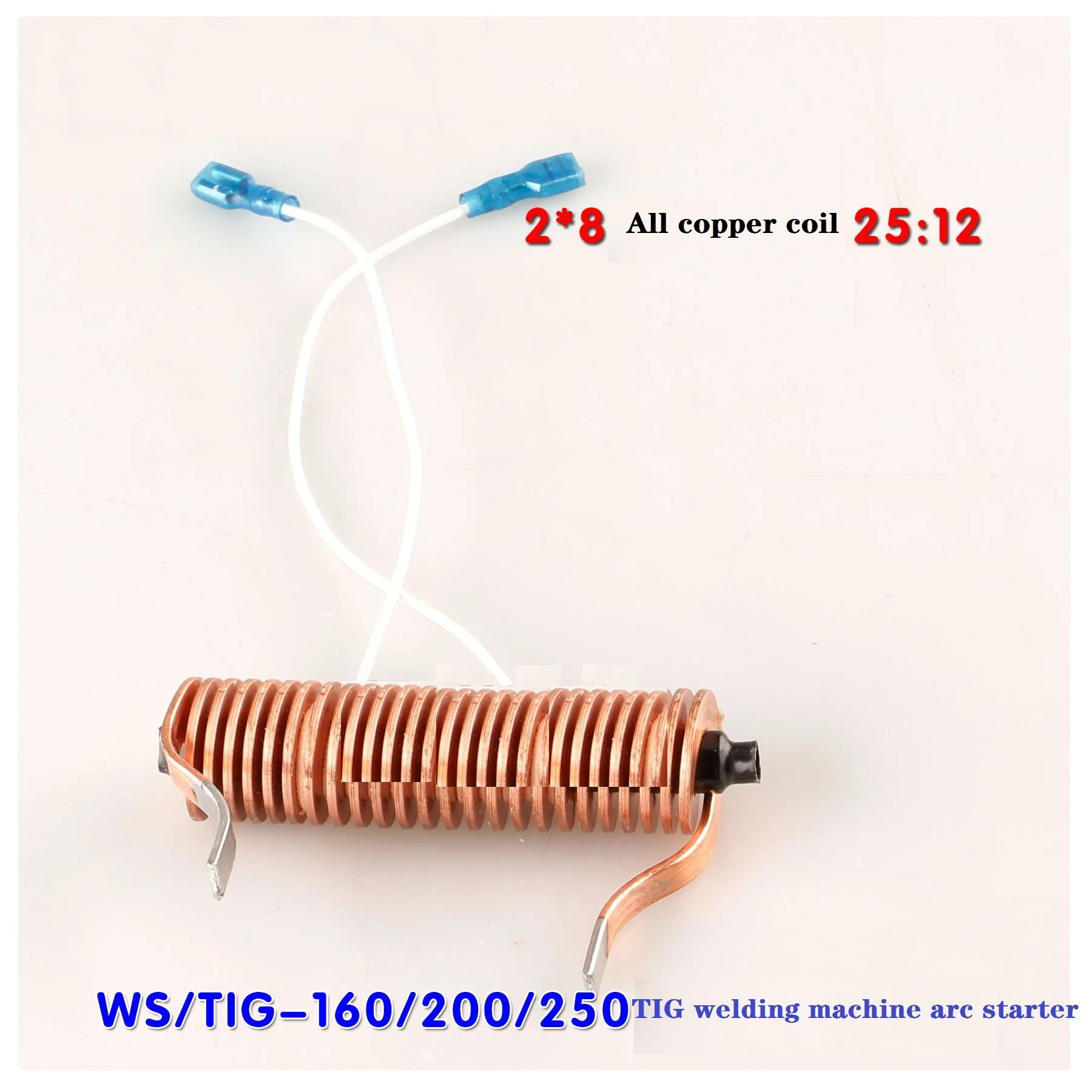 WS/TIG-160/200/250 argon oblouk sváření stroj oblouk předkrm 2*8 plný měď svitek vysoký frekvence spřažení svitek značka nový