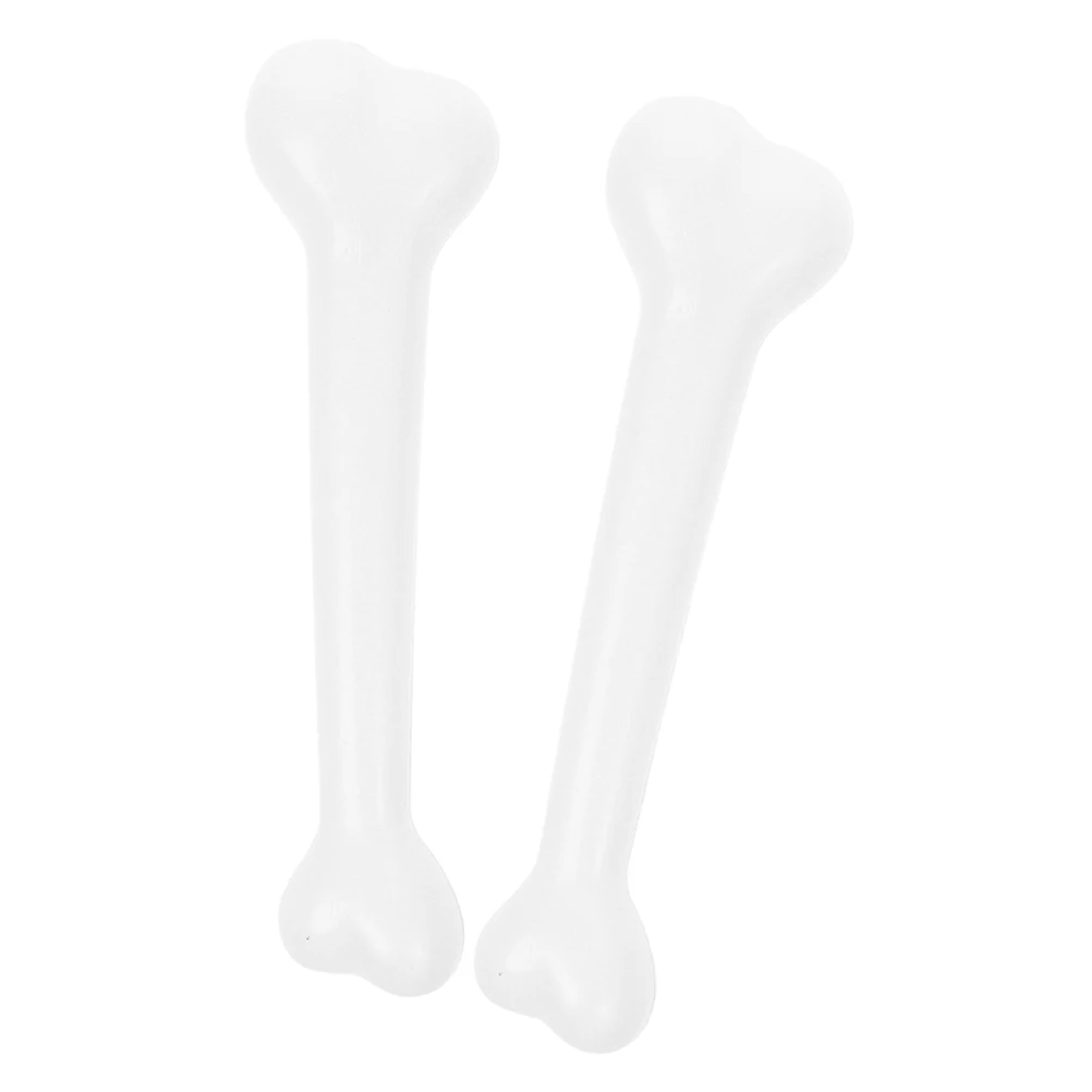 

Simulated Props Fake Bones Halloween Plastic Bone Decor for Tabletop Indoor Outdoor White Lightweight Spooky
