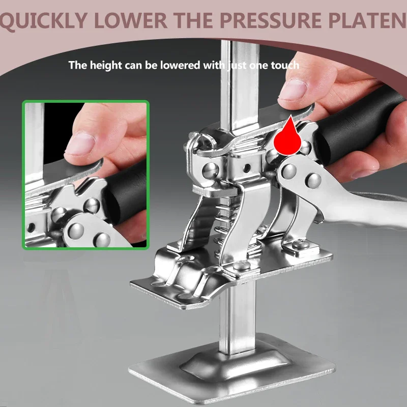 1/2 pz strumento di sollevamento manuale braccio di risparmio di manodopera Jack piastrelle regolatore di altezza pannello porta cartongesso