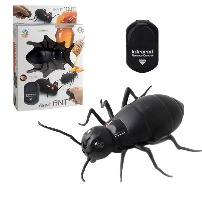 Infrared Remote Control Simulation Big Fake Spider Remote Control Toy Prank Insect Joke Scary Prank Bug Party Toy