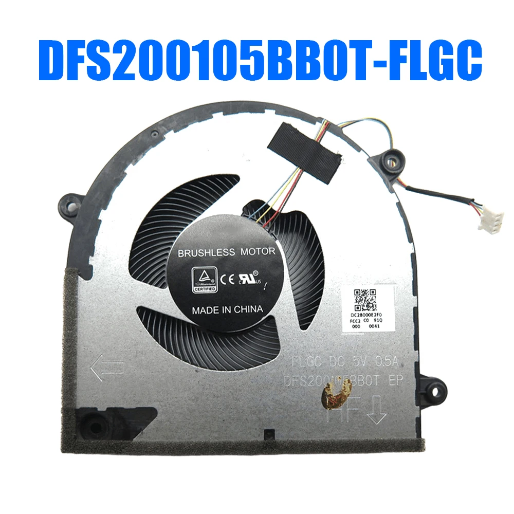 DFS5M325063B11-FLGA DFS200105BB0T-FLGC DC5V Laptop CPU+GPU Fan