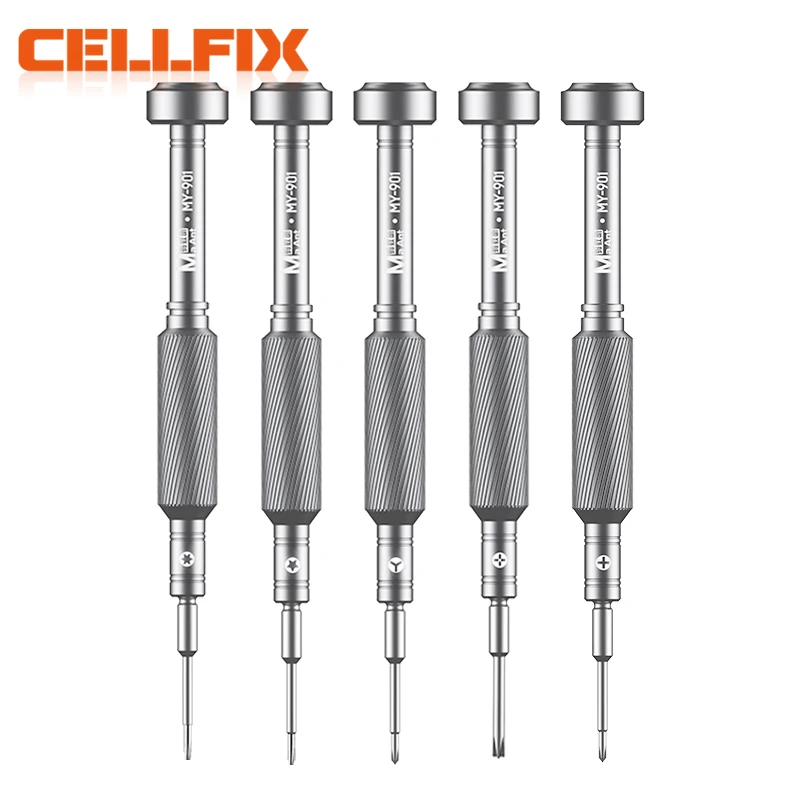 MaAnt MY-901 Mobile Phone Professional Maintenance Screwdriver Y0.6 PH000 Pentalobe 0.8 M2.5 T1 T2 Bits OEM Screwdrivers Set