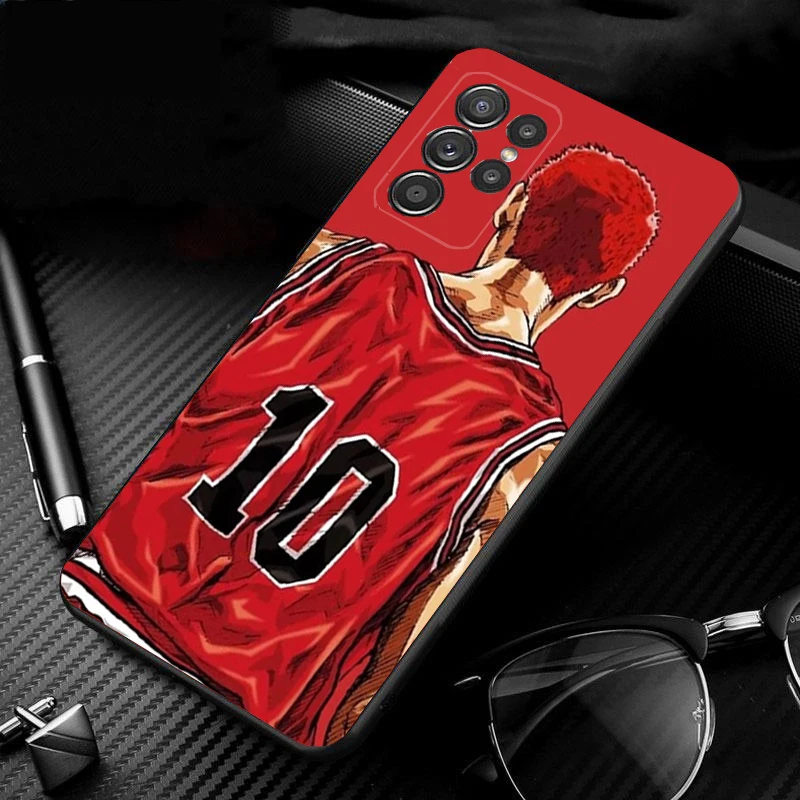 Phone Case for Samsung Galaxy S25 S24 S23 S22 S21 Ultra S24 S23 S22 S21 Plus S24 S21 S20 FE Slam Dunk Sakuragi Hanamichi Case