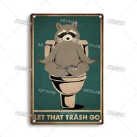 Artisian Toilet Metal Plaque Tin Sign Nice Butt Arse Sweet Cheeks Bathroom Washing Room Decorative Plate Wall Decor Garage Bar