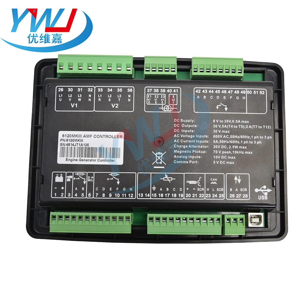 DSE6120 6120MKIII Replace Deep Sea Auto Stop AMF Generator Controller Panel Parts