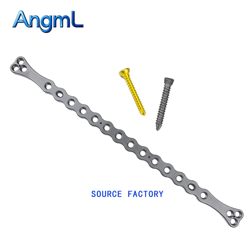 Dual-Head T-Shaped Reconstruction Compression Locking Plate,2.0/2.4/3.5Titanium,Implants in pets,Orthopedic Surgical Consumable