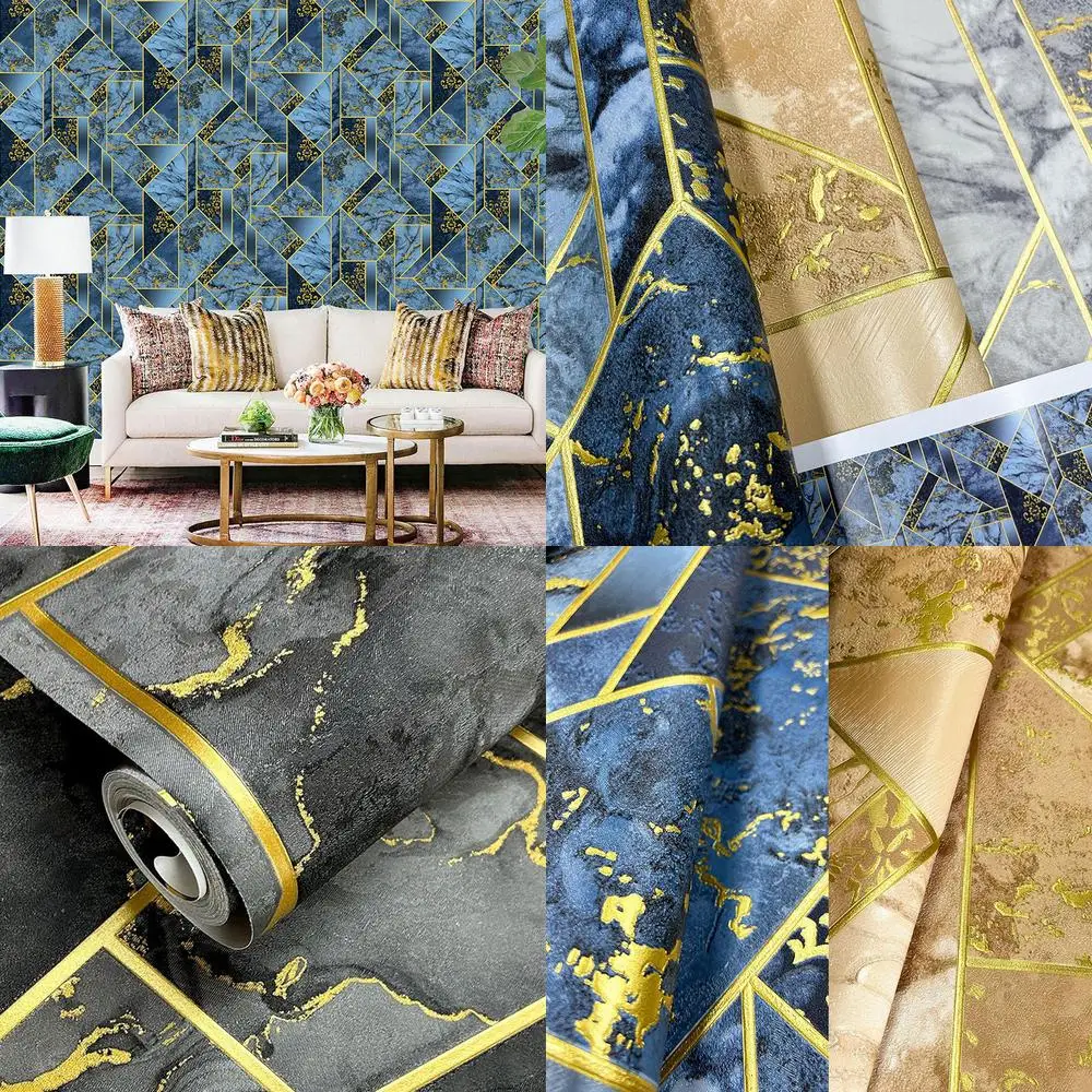 3D Stereo Simple Modern Diamond Pattern PVC Wallpaper for Living Room Feature Wall Colorful KTV Bar Room Decor