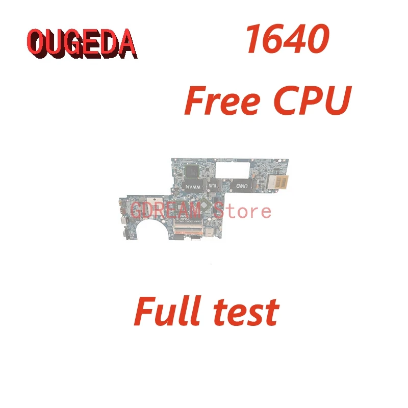 

OUGEDA DA0RM2MBAH0 CN-0P743D 0P743D Laptop Motherboard For Dell Studio XPS 1640 PP35L MAIN BOARD HD3670 DDR3 Free CPU Full test