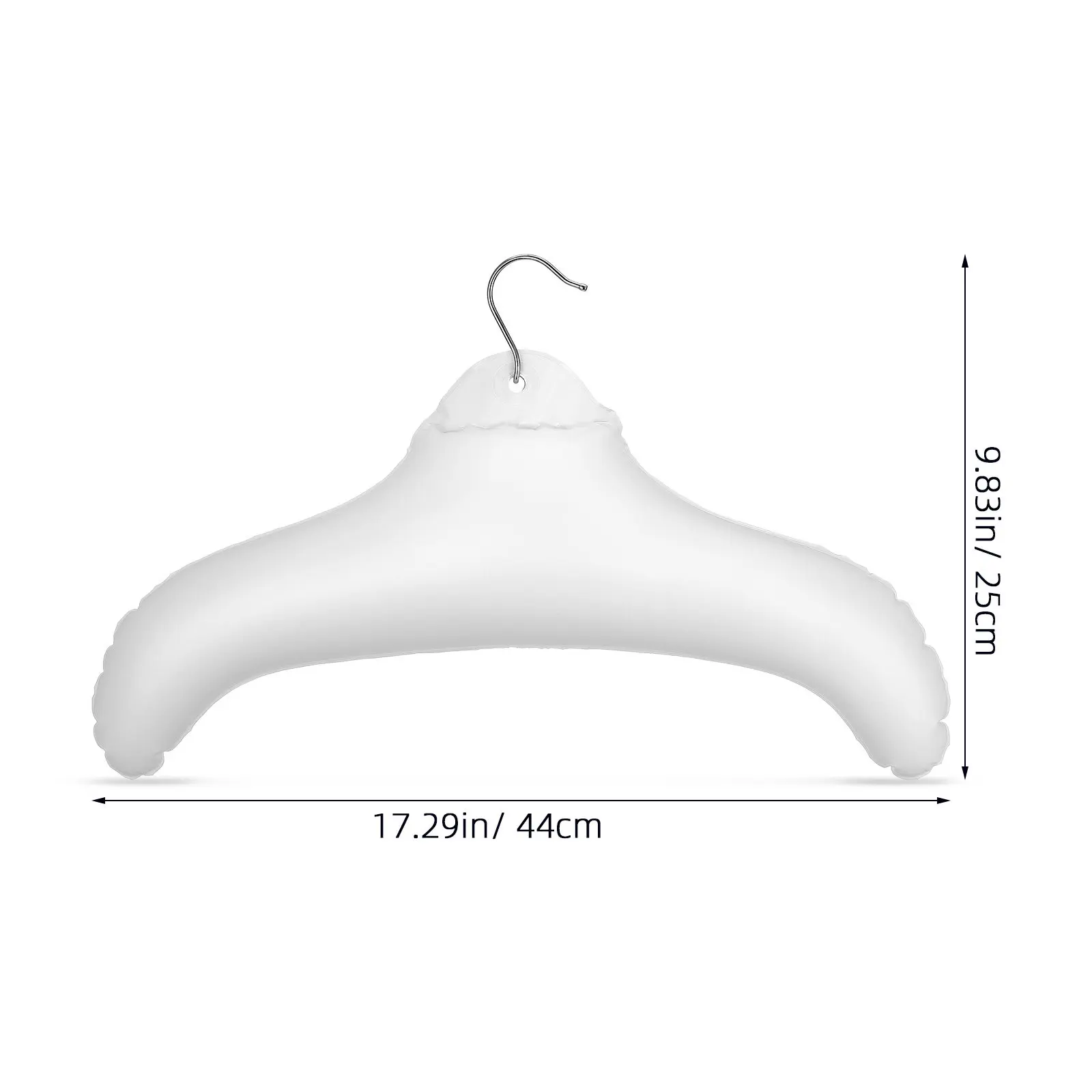 5 Pcs Clothe Fabric Inflatable Drying Rack Hanger Folding Hangers Black Clothes