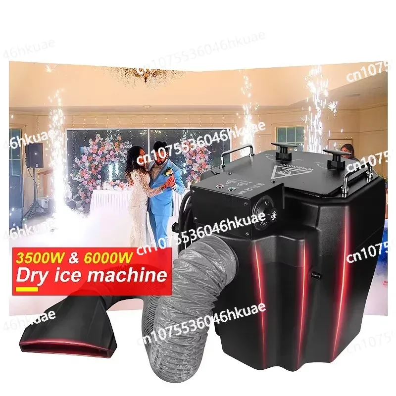Professional Nimbus Dry Ice Fog Machine - 3500W/6000W, Low Lying Smoke for Night Club Wedding Stage