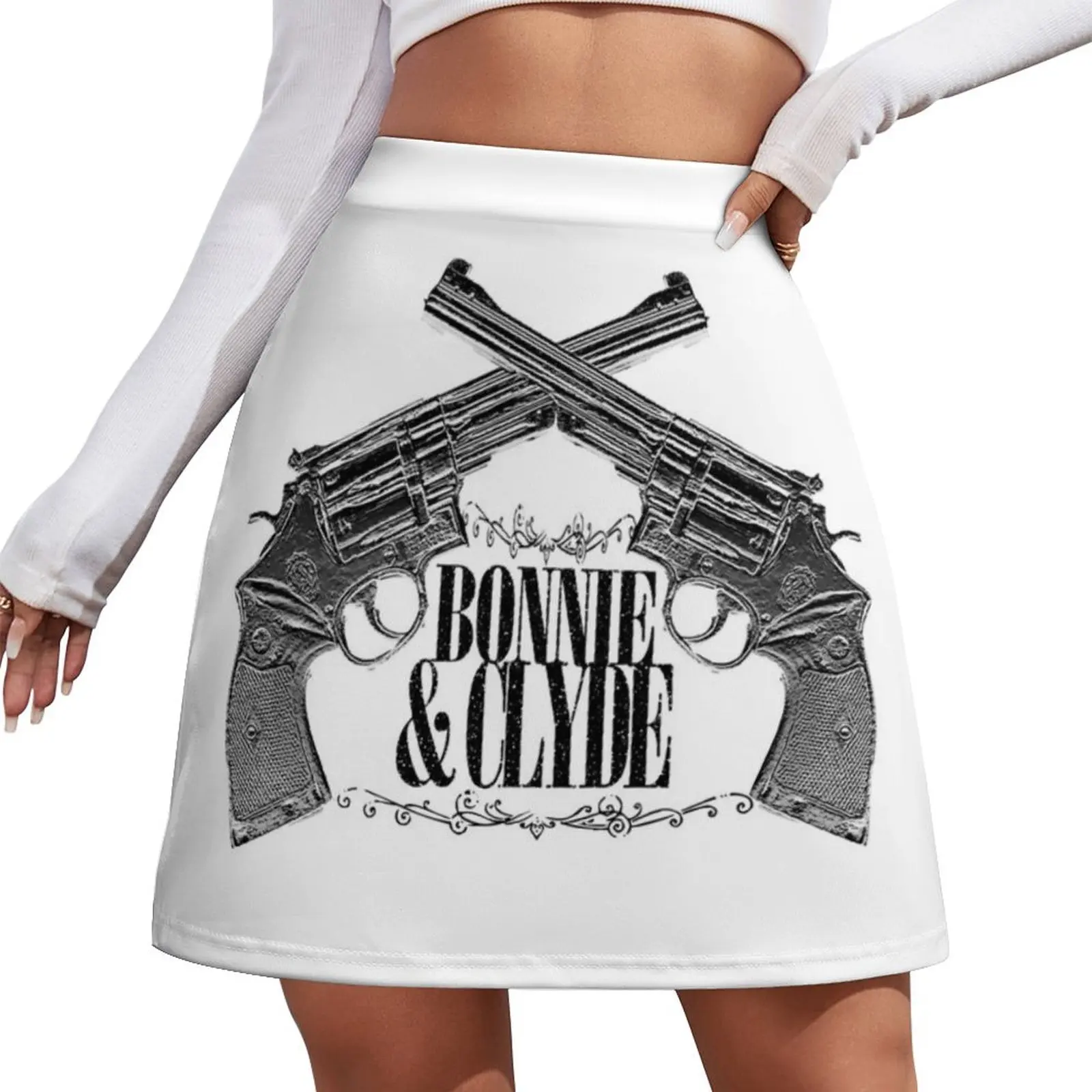 

Bonnie Parker - Clyde Chapmion Barrow Mini Skirt shorts korean fashion Woman clothing summer clothes