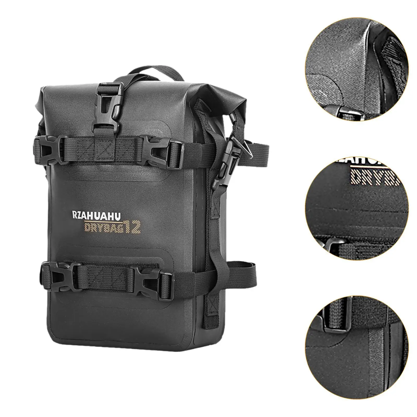 Rcycles Seitenrahmentasche Rcycle Dry Bag Rack Bag 4L Universal Reflektierende Streifen Rcycle Gepäcktasche Hecktasche