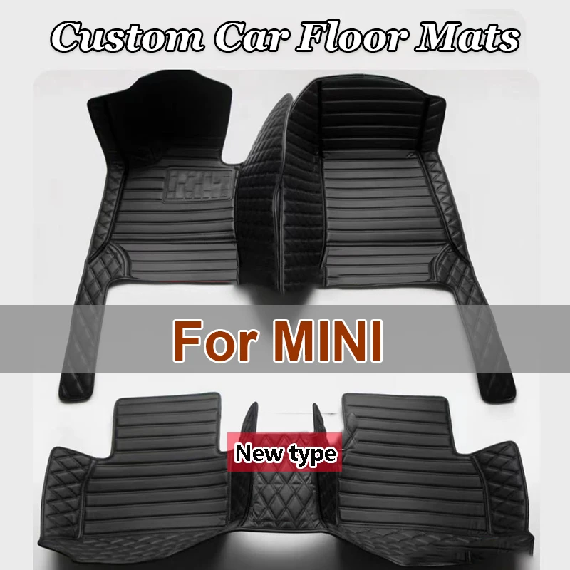

Custom 3D Full Coverage Car Floor Mats for MINI R53 R56 4 Seat 2004-2013 F55 F56 2 Doors 4Doors PACEMAN R61 Interior Accessories