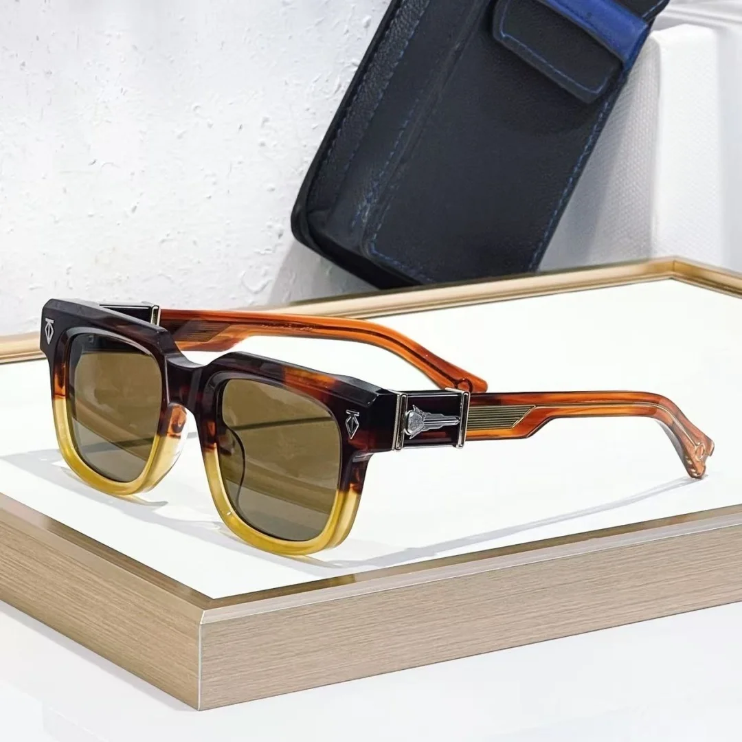 T-HE ASTRO 54-22.5-149 Top Quality Mens Sunglasses for Women Classic Punk Luxury Acetate UV400 Designer Sunglasses with box
