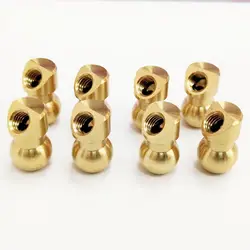 1Pcs Cnc Machine Tool Oblique Spray Messing Bal Koelvloeistof Nozzle Gereedschaphouder Kogelgewricht Nozzle