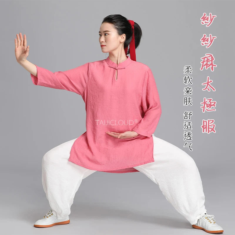 2025 Women's Tai Chi & Wing Chun Uniform - Baduanjin Yoga Training Suit for Martial Arts and Qigong Practice