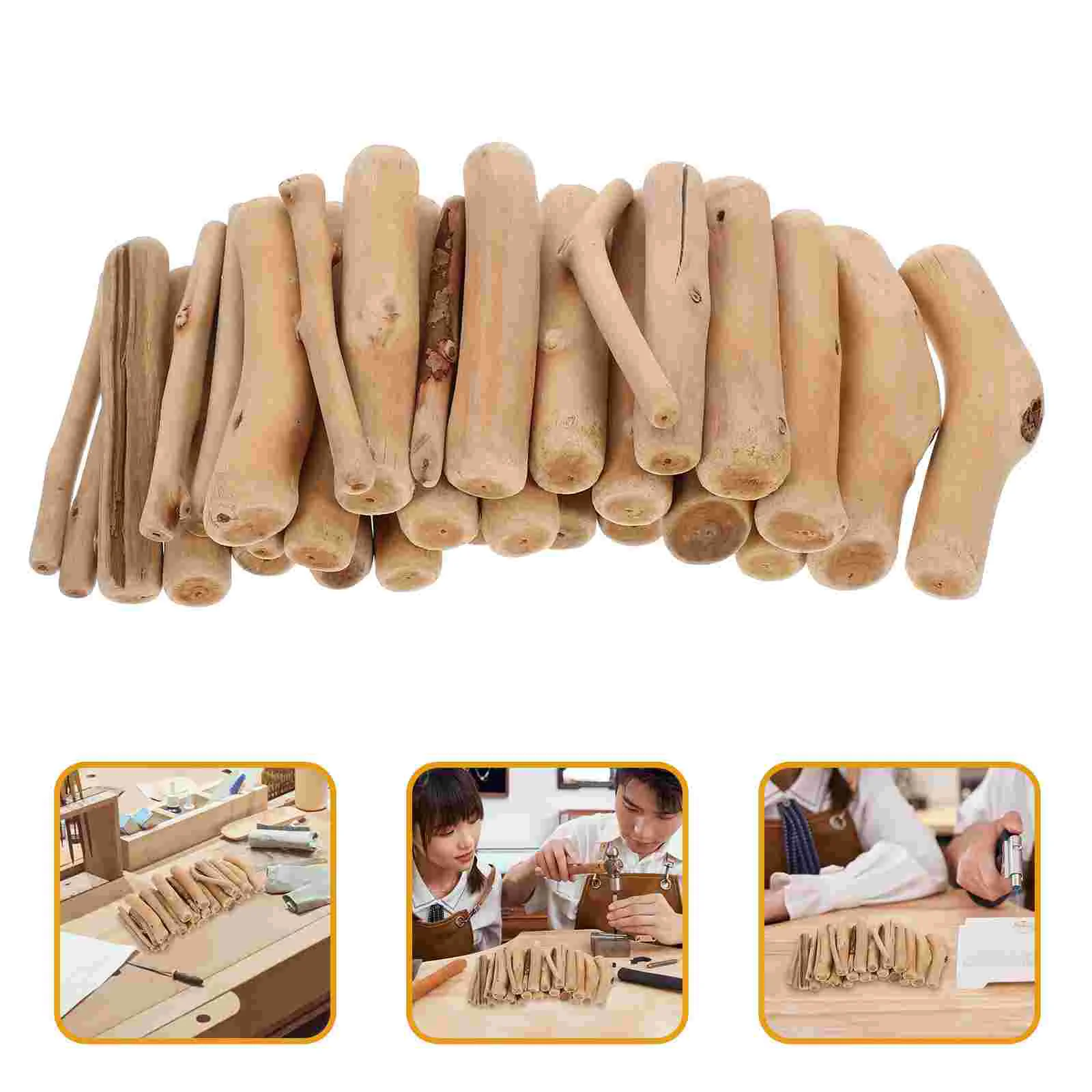 

250g Round Mold Natural Driftwood Unfinished Wooden naments Craft Sticks for Home Office Bedroom Decor Landscape