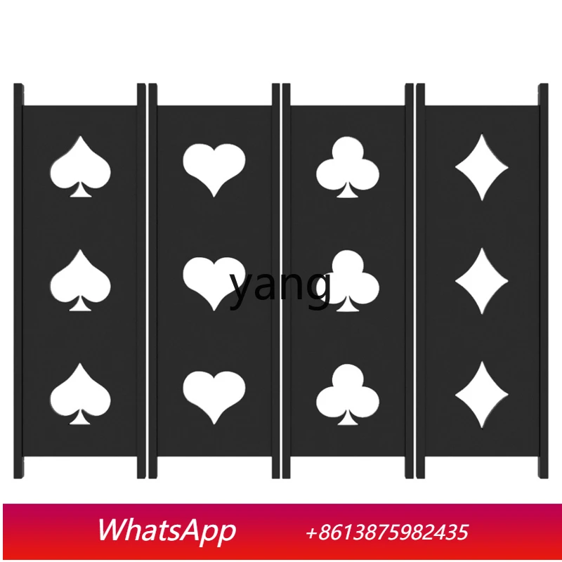 CX French Retro Subareas Screens Living Room Entrance Living Room Folding Mobile Entry Door Sofa Covering