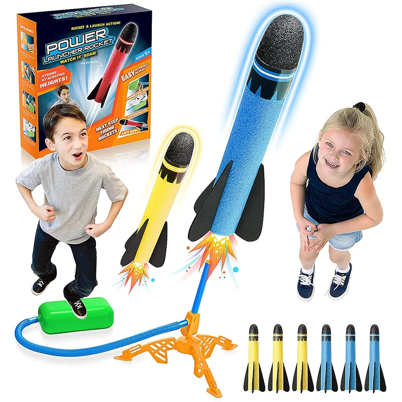 Let's Arezooo Rocket Toy from 3-12 Years, Boys, Girls, Outdoor Toy, 3/4/5/6/7/89/10 Years, Garden Toy, 4-12 Years