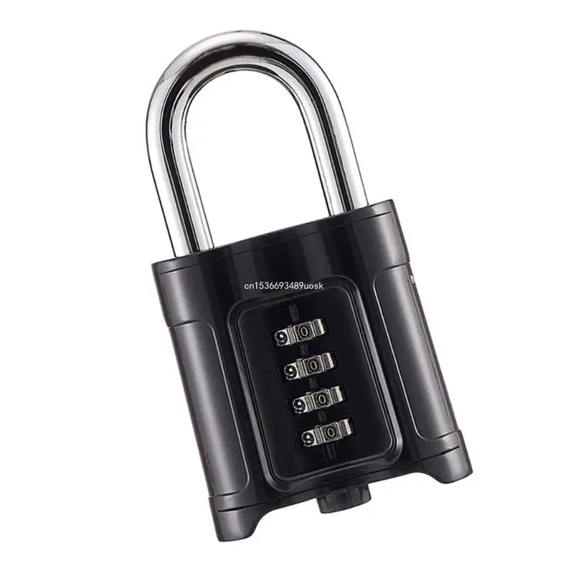 4 Digit Combination Lock Heavy Duty Security Padlock Waterproofs Safely Code Lock