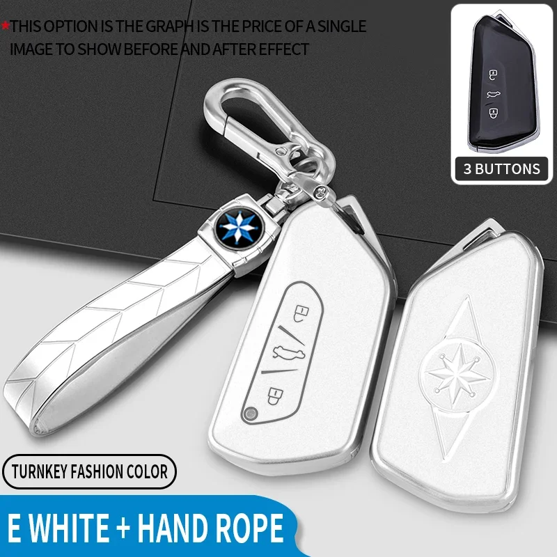 Автомобильный брелок для ключей, чехол для Volkswagen Golf 8 Tuang X MK8 GTI MK8 ID 4 ID 6 ID 3 TALAGON TERAMONT, аксессуары для автомобиля