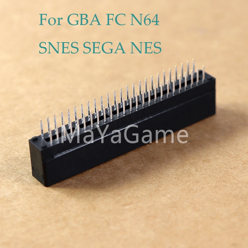 1pc For GBA N64 SEGA Famicom FC NES SNES Game Cartridge Card Slot Connector Adapter Reader