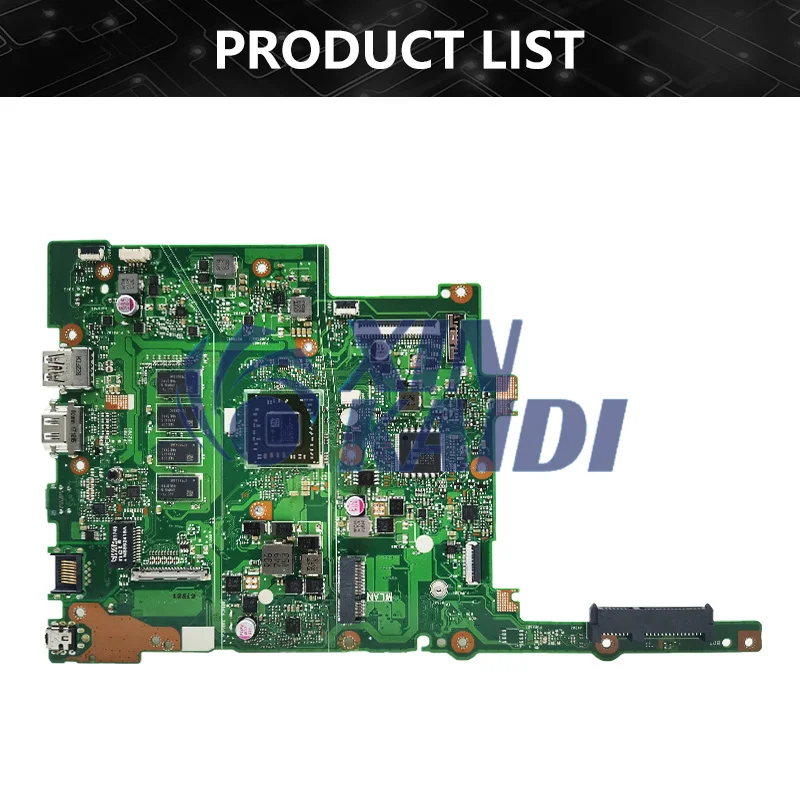 Imagem -04 - Placa-mãe Portátil para Asus Vivobook Notebook Mainboard E402ya E402w E402was 2g 4g Ram 0g 32g 64g Ssd E16010 E2-6110 E27015