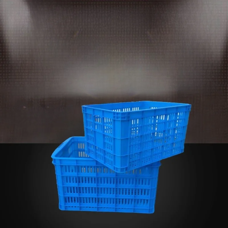 Extra große, verdickte Kunststoffkorb, rechteckige Aufbewahrungsbox, Gemüse- und Obstkorb, Organizer-Box für den Heim- und Küchengebrauch