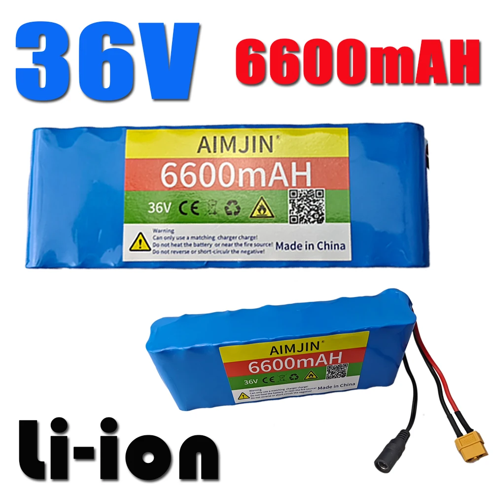 

Scooter Battery 36v 10s2p Battery 10S2P 36V 6600mAh 36v Electric Scooter Battery Lithium Electric Scooter 500W