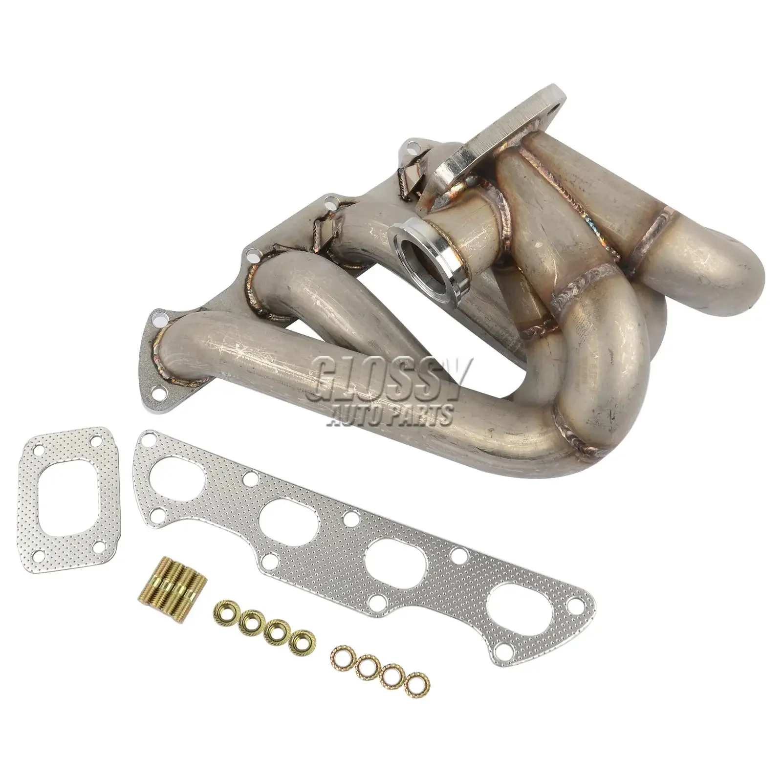 AP03 Turbo Exhaust Manifold for Honda Civic B16 B18 INTEGRA T3 T4 Turbo Manifold 44mm V-Band Wastegate