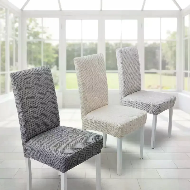 Fodera elastica per sedia Dimensioni universali Fodera per sedia economica Grande sedile elastico per la casa Seatch Fodere per sedie per sala da pranzo di casa