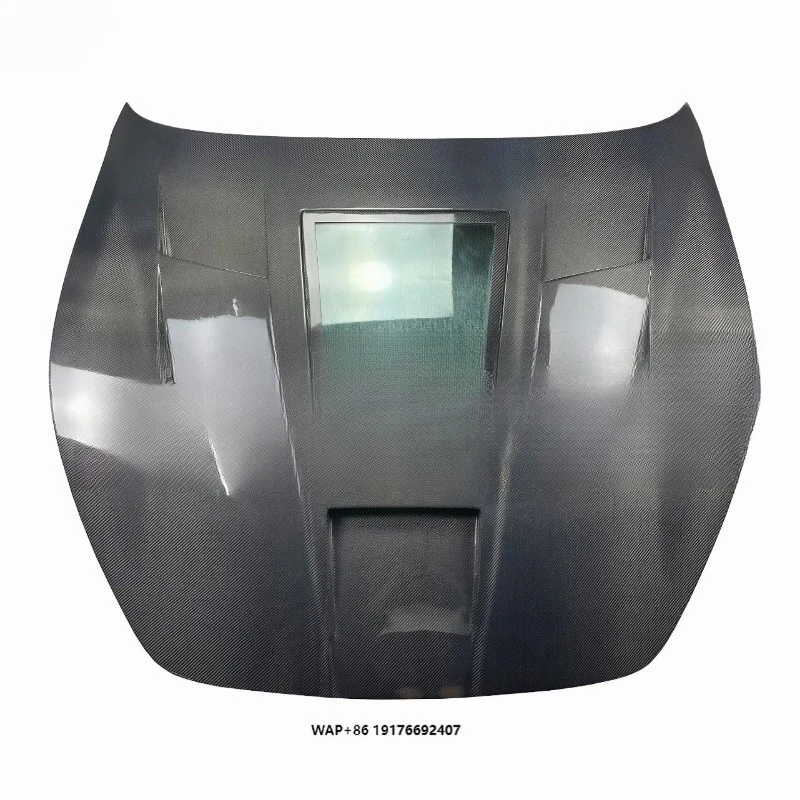 STYLE CARBON FIBER HOOD WITH GLASS for GRANTURISMO GC GT GTS 2007-2015