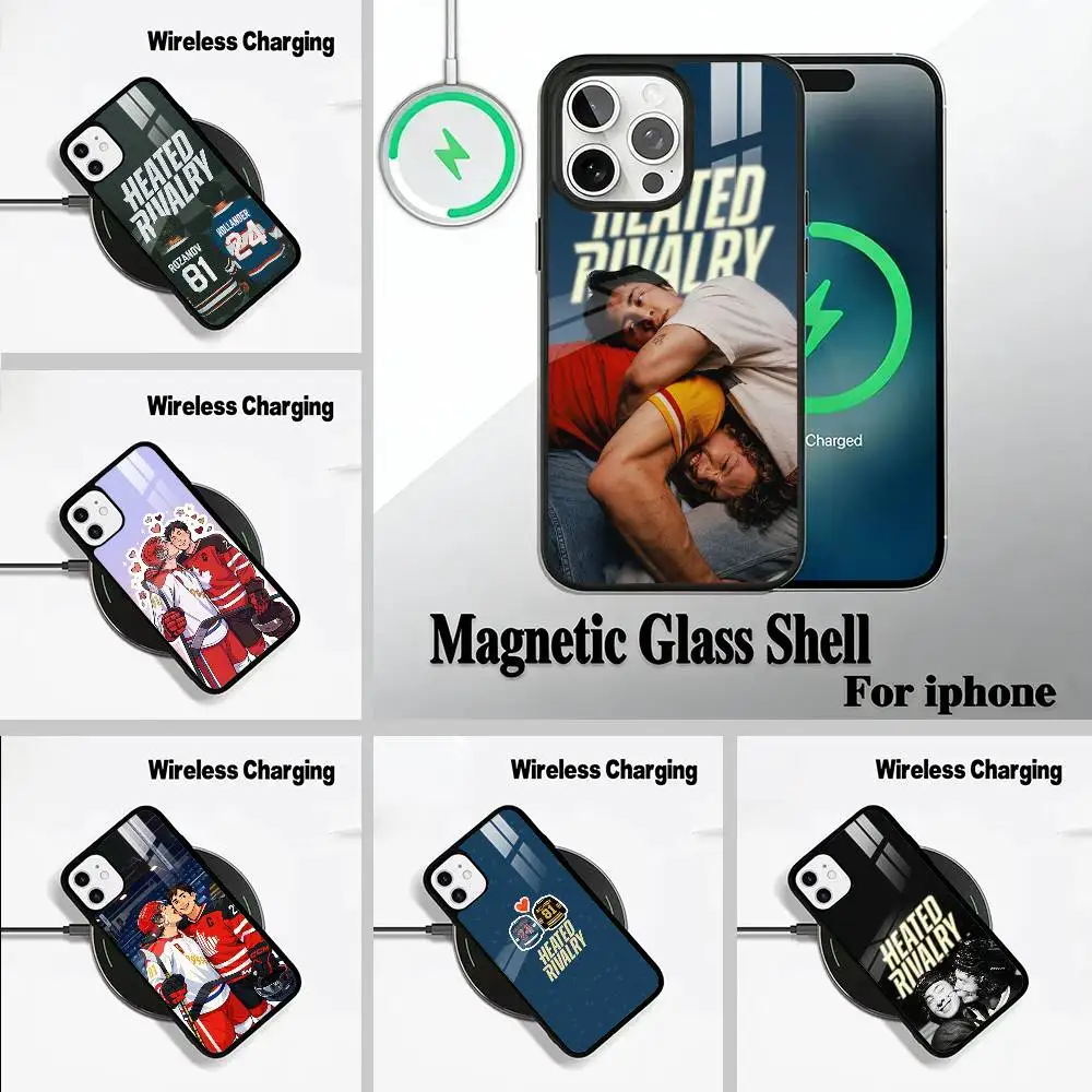 

Heated Rivalry-Shane Hollander-Ilya Rozanov Wireless charging phone case compatible with iPhone 17/16/15/14/13/12/11