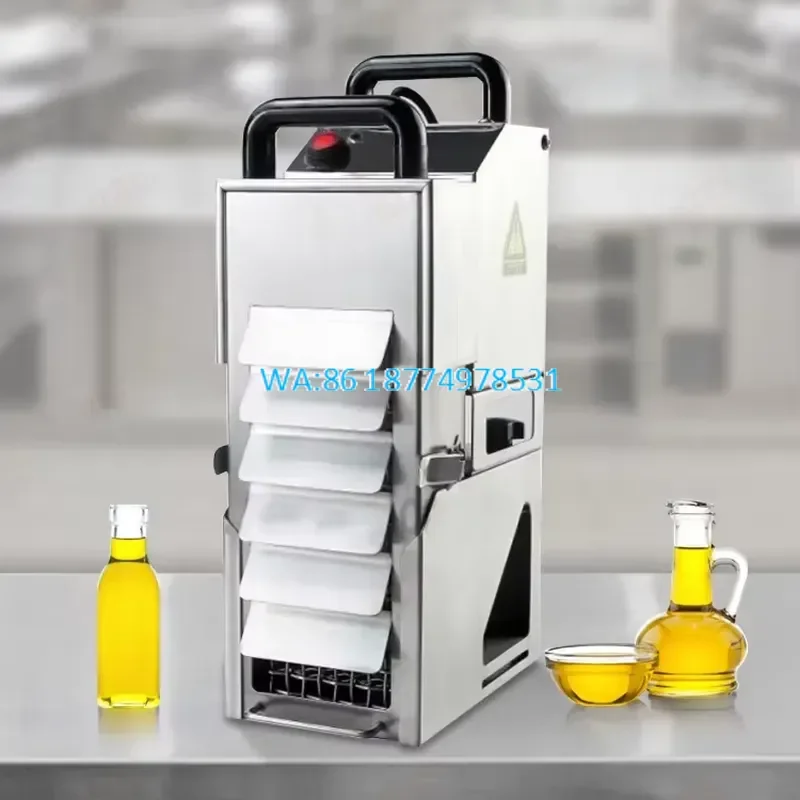Wmwmnu for Commercial Auto Oil Filtering Cleaning Portable Immersion Cooking Oil Filter Equipment Edible Oil Purifier