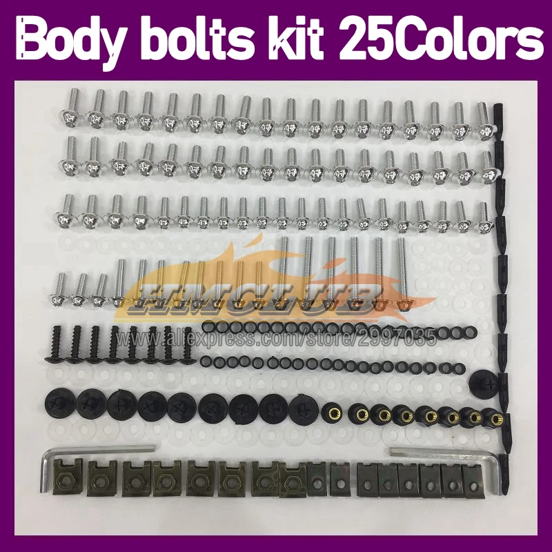 268PS Body Bolt Screw Nuts For KAWASAKI NINJA ZZR250 ZZR-250 90 91 92 93 94 95 96 97 98 99 90-99 Fairing Bolts Full Screws Kit